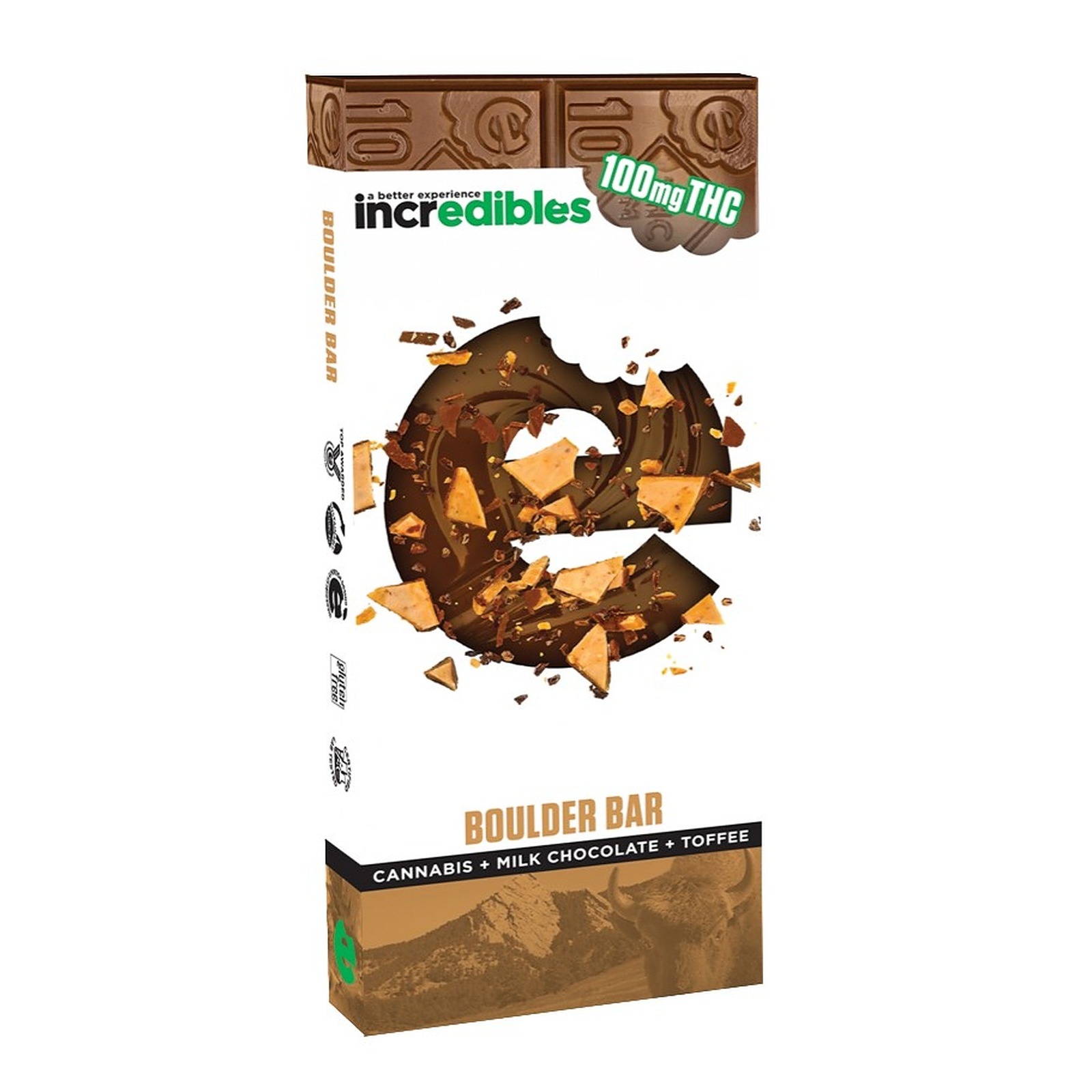 Boulder Bar 100mg Chocolate Bar